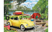 VW Beetle Camping Verzamelblik - Puzzel 550 stukjes - Eurographics, puzzelposter