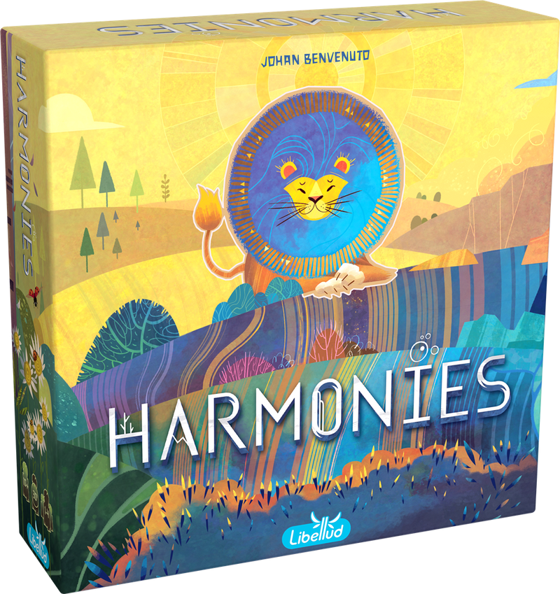 Voorzijde van de gesloten doos van Harmonies