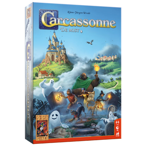 Voorzijde van de Carcassonne De Mist doos