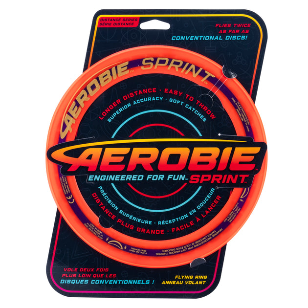 aerobie sprint ring van spinmaster, werpring