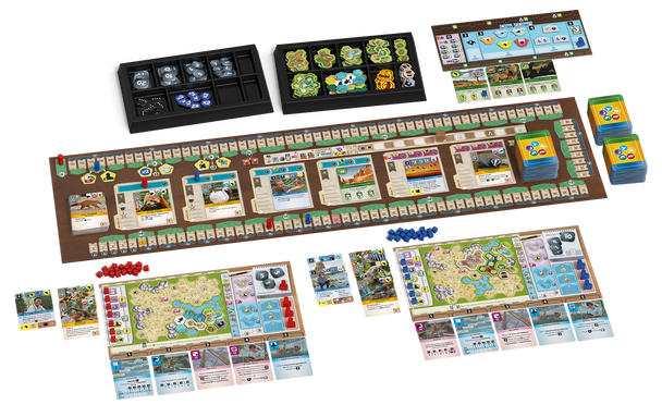 Ark Nova - Bordspel van White Goblin Games, alle spelcomponenten
