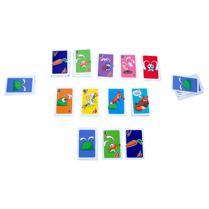 Badass Bunnies - Kaartspel van 999 Games, aan het spelen met 2 spelers