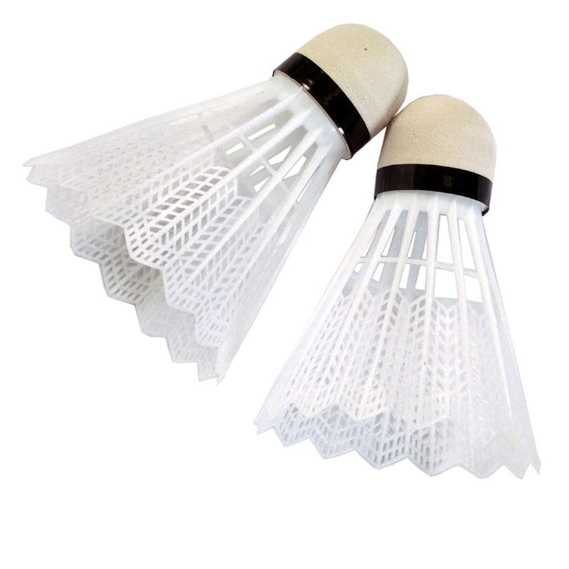 Set van 2 witte badmintonshuttles