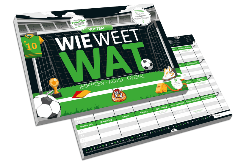 Wie Weet Wat: Voetbal - Quizspel van White Goblin Games