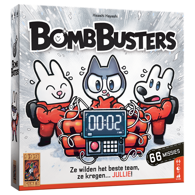 Gesloten doos van Bomb Busters bordspel