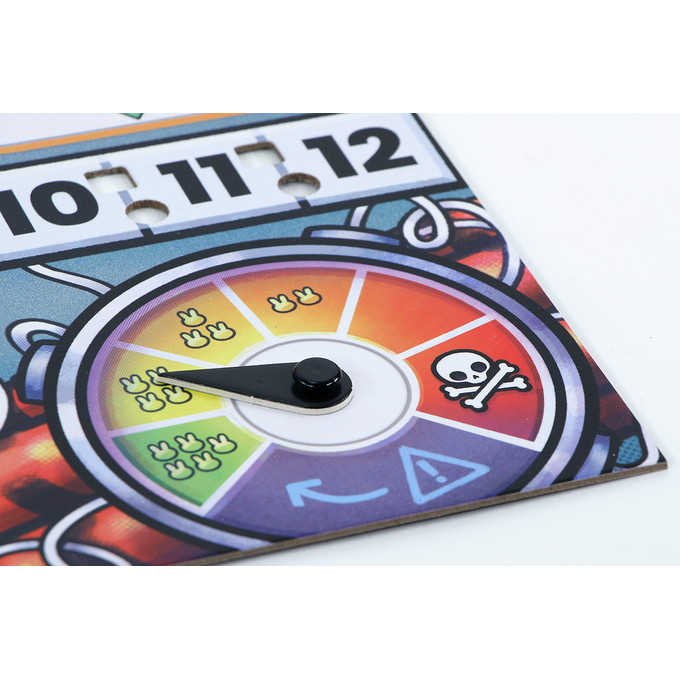 Detail van klok in Bomb Busters spel