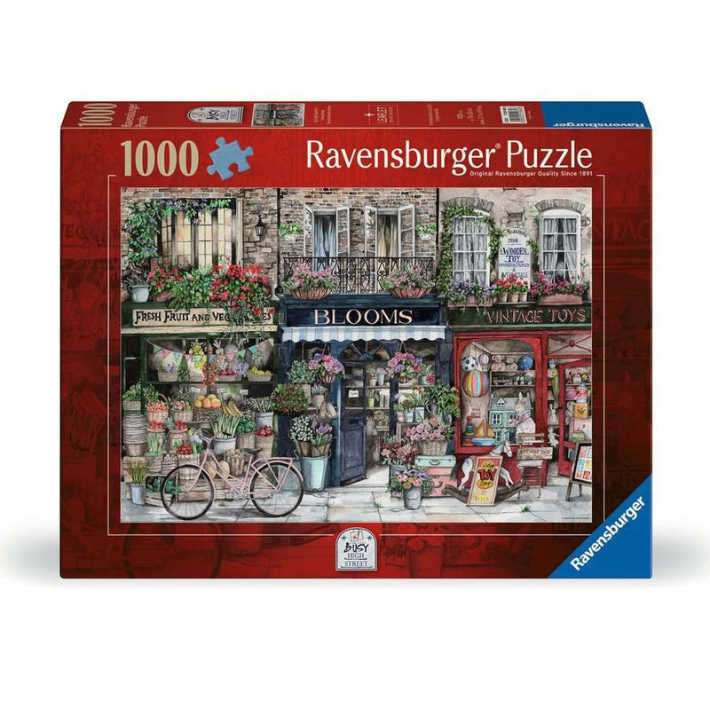 Busy High Street N°1 - Puzzel 1000 stukjes - Ravensburger 12001984, voorkant van de doos