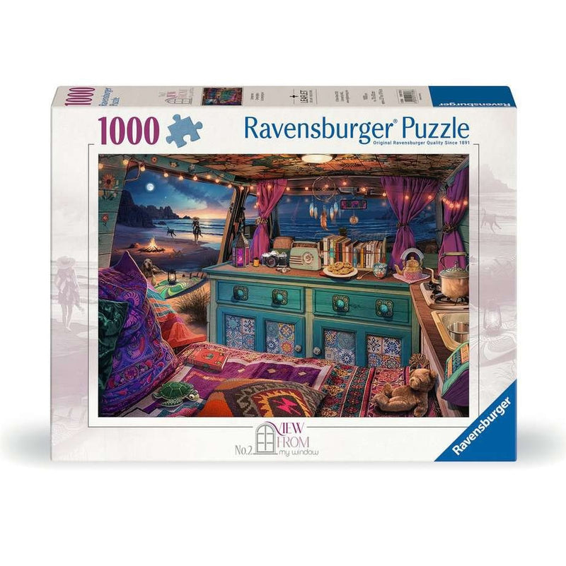 Campervan  - Puzzel 1000 stukjes - Ravensburger 12001757, doos