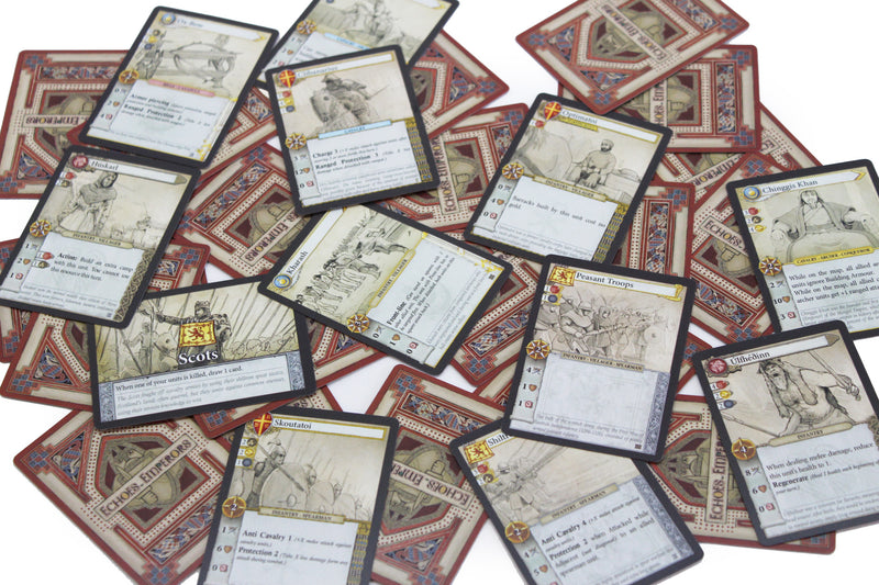Echoes of Emperors - 4 Player Edition, kaarten