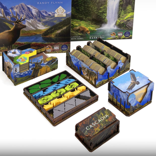 INSERT CASCADIA + UITBREIDING UV PRINT van Poland Games