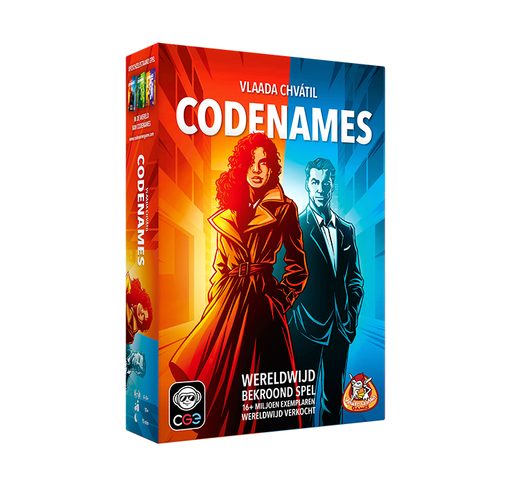 Codenames - Vernieuwde editie - Partyspel van White Goblin Games, doos