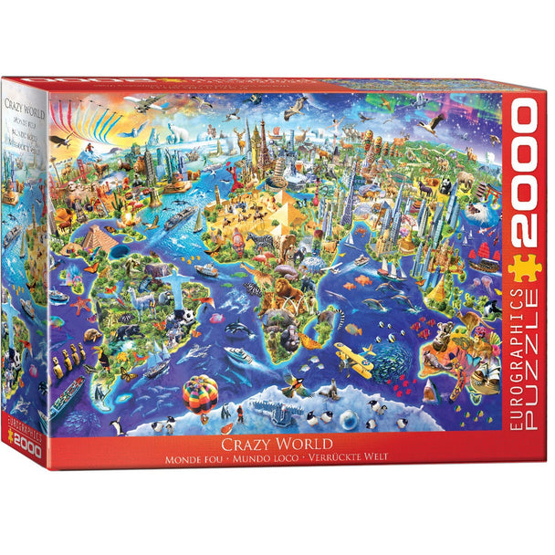 Crazy World - Puzzel 2000 stukjes - Eurographics 8220-5343, doos