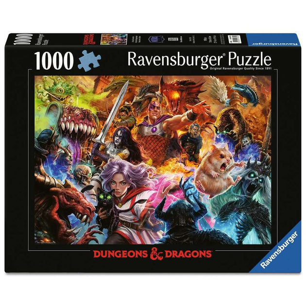Critical Encounters D&D - Puzzel 1000 stukjes - Ravensburger 12001672, doos