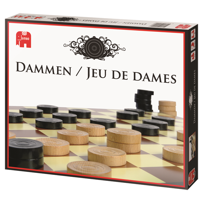 Dammen, bordspel van Jumbo