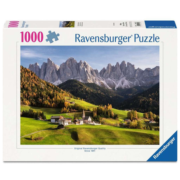 De Dolomieten in de herfst  - Puzzel 1000 stukjes - Ravensburger 12001749, doos