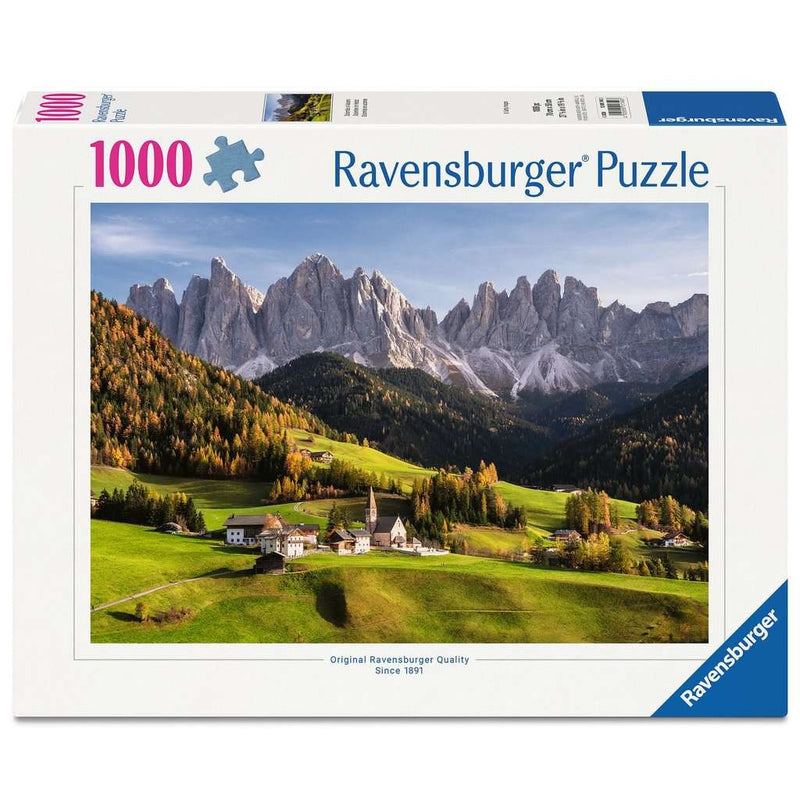 De Dolomieten in de herfst  - Puzzel 1000 stukjes - Ravensburger 12001749, doos