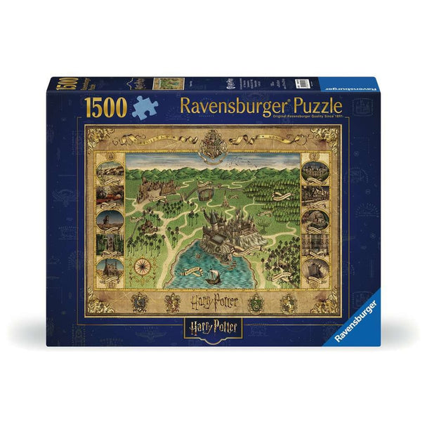 Harry Potter: De kaart van Zweinstein - Puzzel 1500 stukjes - Ravensburger 12000720, doos