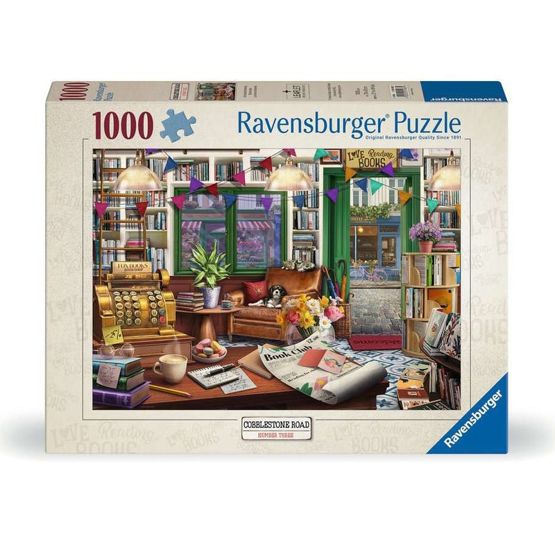Enchanted Bookshop - Puzzel 1000 stukjes - Ravensburger 12001983, voorkant van de doos