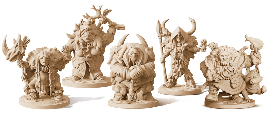 Endless Winter - Paleoamericans, 3-D figuren