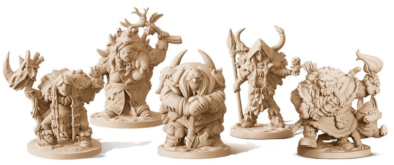 Endless Winter - Paleoamericans, 3-D figuren