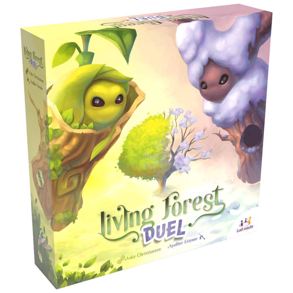 Voorkant van de gesloten doos van Living Forest Duel
