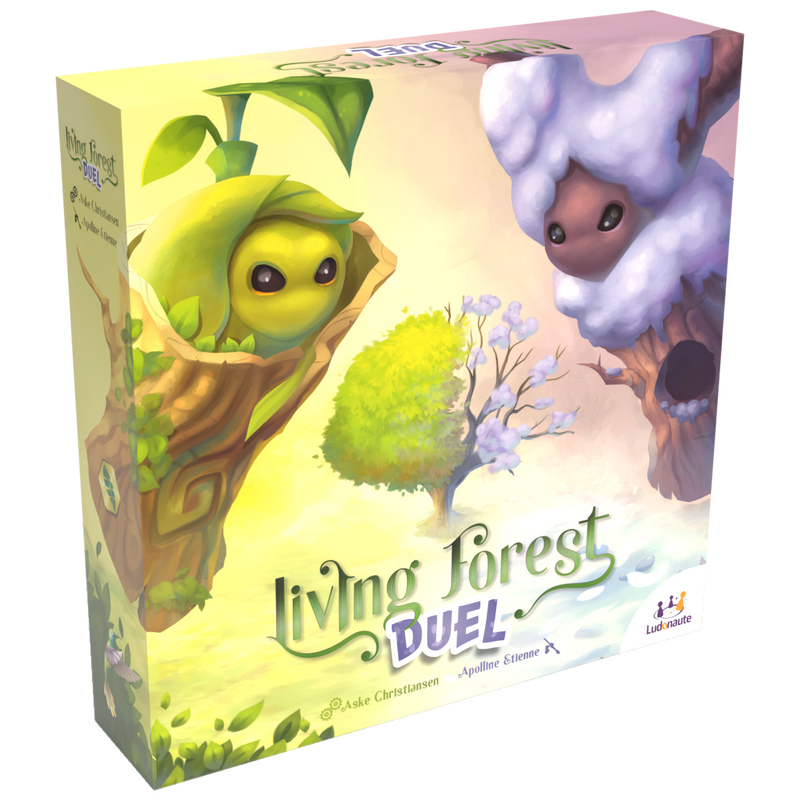 Voorkant van de gesloten doos van Living Forest Duel