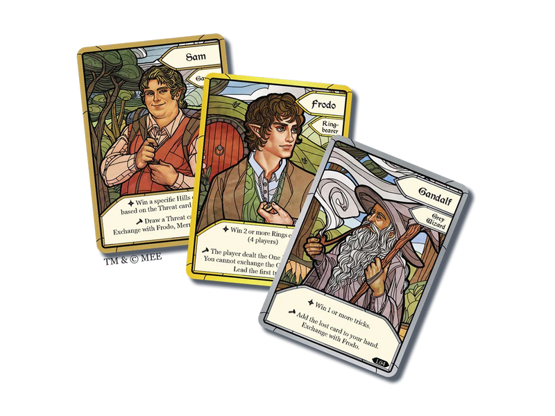 LotR - The Fellowship of the Ring - Trick‑taking Game, fellowship kaarten