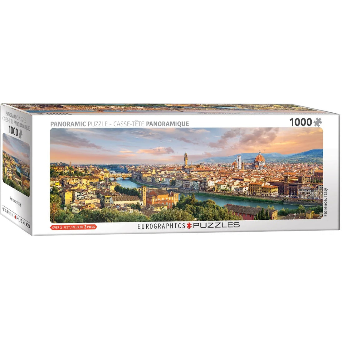 Florence, Italy - Panorama Puzzel 1000 stukjes - Eurographics 6010-6112, doos