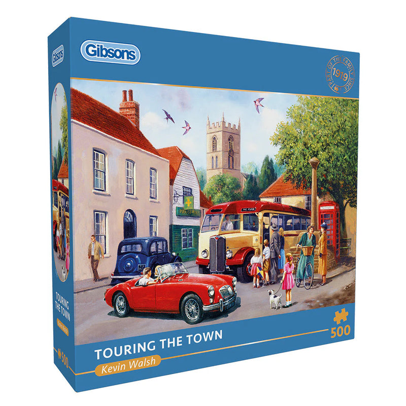 Touring The Town - Puzzel 500 stukjes - Gibsons G3172