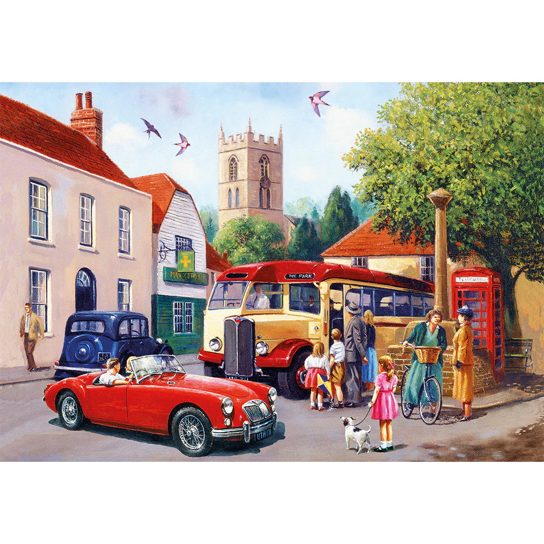 Touring The Town - Puzzel 500 stukjes - Gibsons G3172