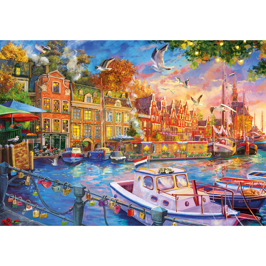 Harbour Reflections - Puzzel 500 stukjes - Gibsons G3174, print