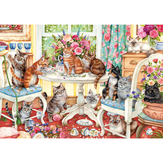Tails from the Tea Party - Puzzel 500 stukjes - Gibsons G3176, print