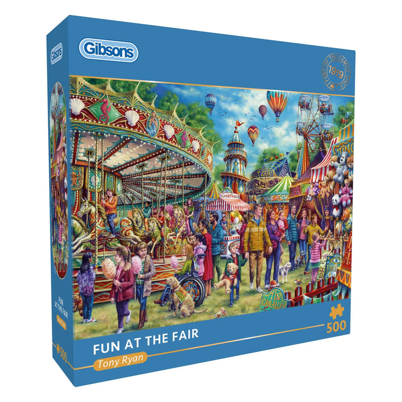 Fun at the fair - Puzzel 500 stukjes - Gibsons G3179, doos