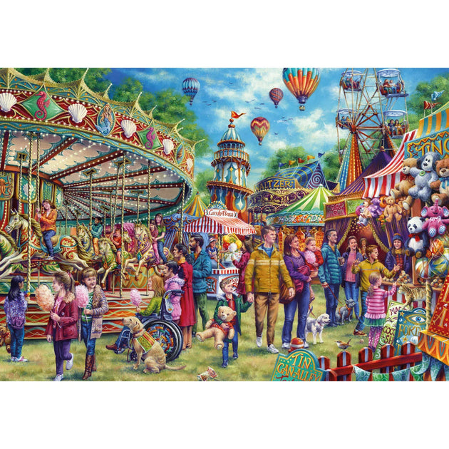 Fun at the fair - Puzzel 500 stukjes - Gibsons G3179, print