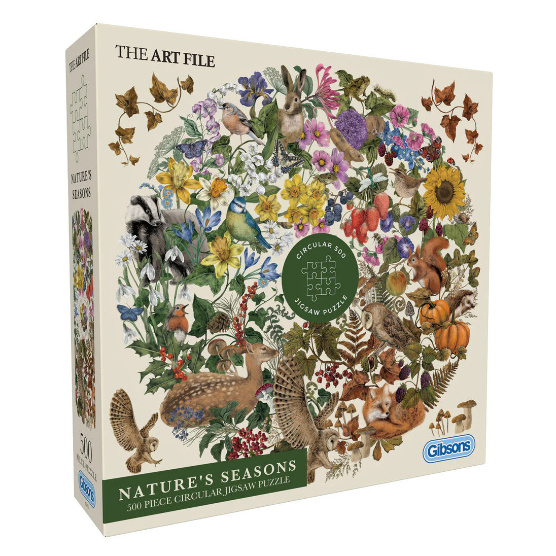 Nature's Seasons - Puzzel 500 stukjes - Gibsons G3710, doos