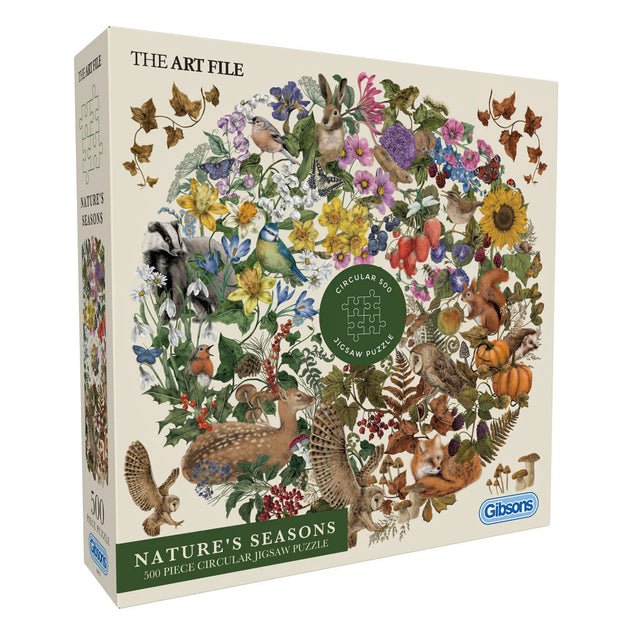 Nature's Seasons - Puzzel 500 stukjes - Gibsons G3710, doos