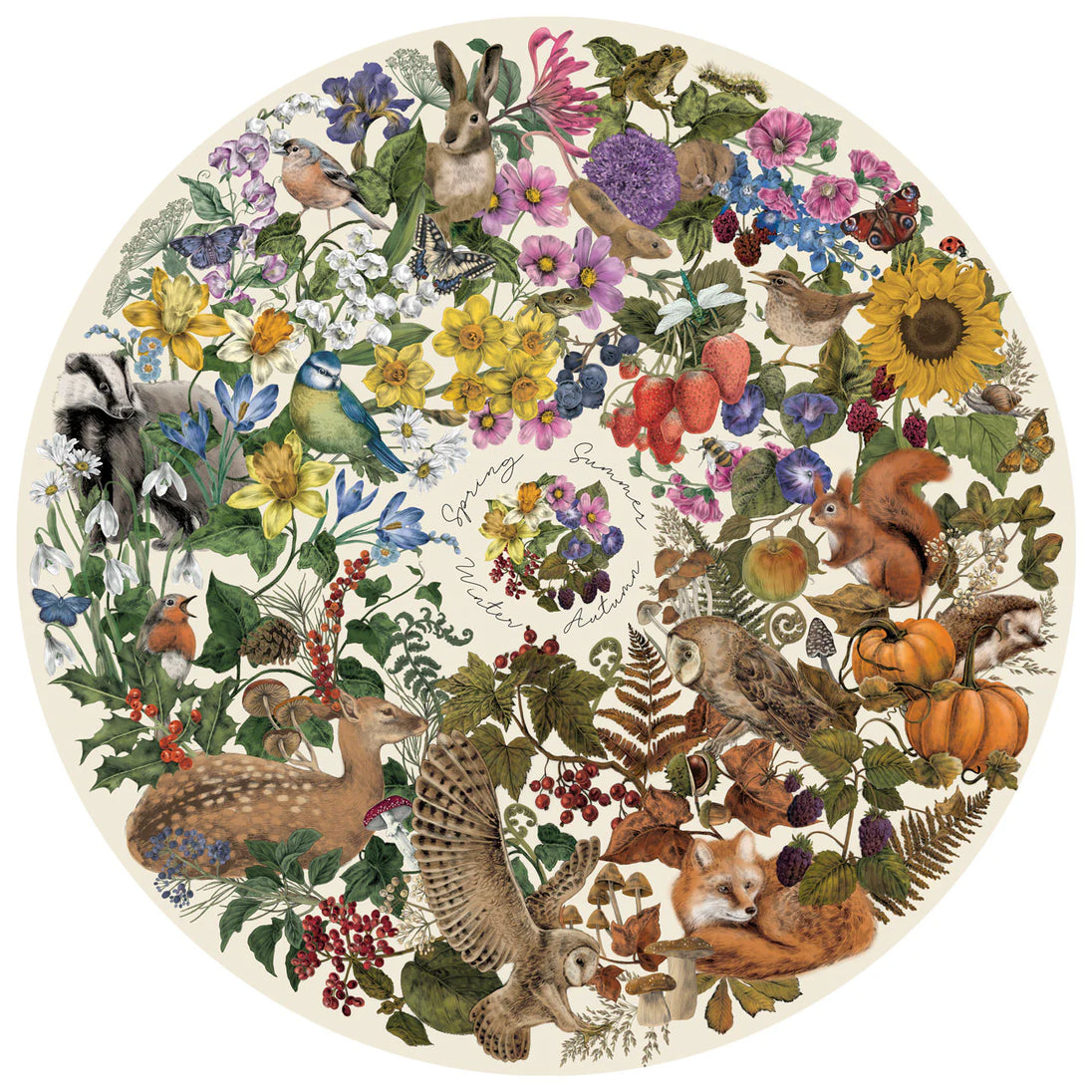 Nature's Seasons - Puzzel 500 stukjes - Gibsons G3710, print