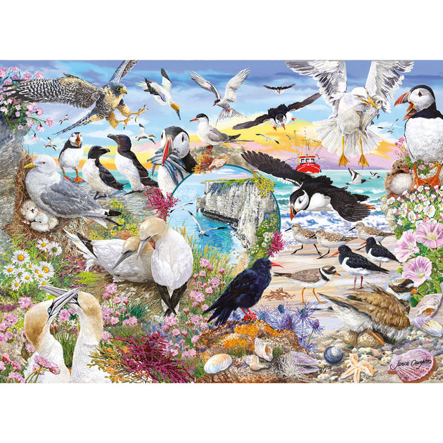 RSPB Wings in the Wild - 4 X 500 stukjes Puzzels - Gibsons G5074