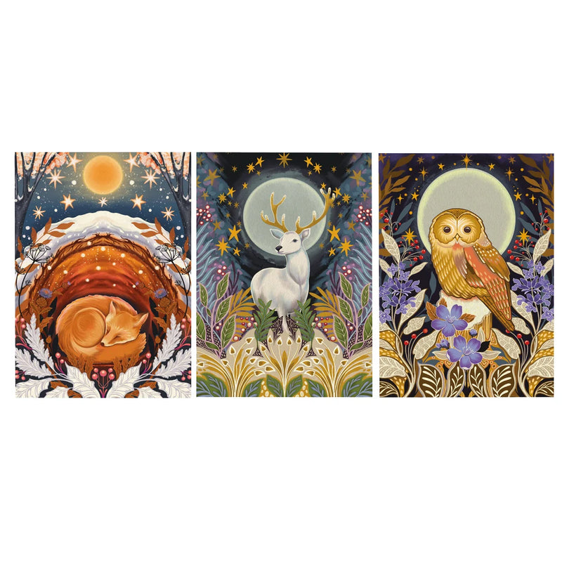 Moonlight Magic - 3 x 500 stukjes puzzels - Gibsons G5504, 3 puzzels