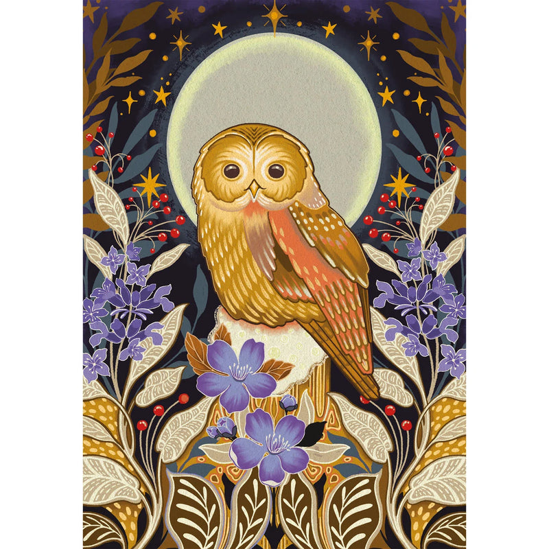 Moonlight Magic - 3 x 500 stukjes puzzels - Gibsons G5504, Owl and Sage Blossom