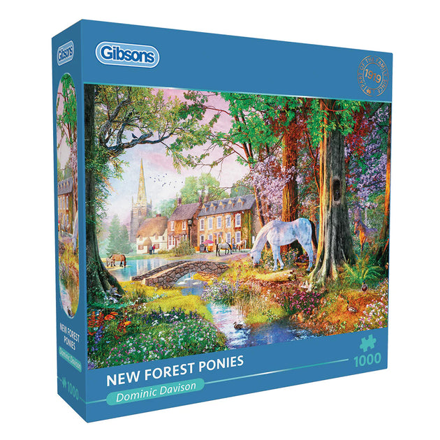 New Forest Ponies - Puzzel 1000 stukjes - Gibsons G6397