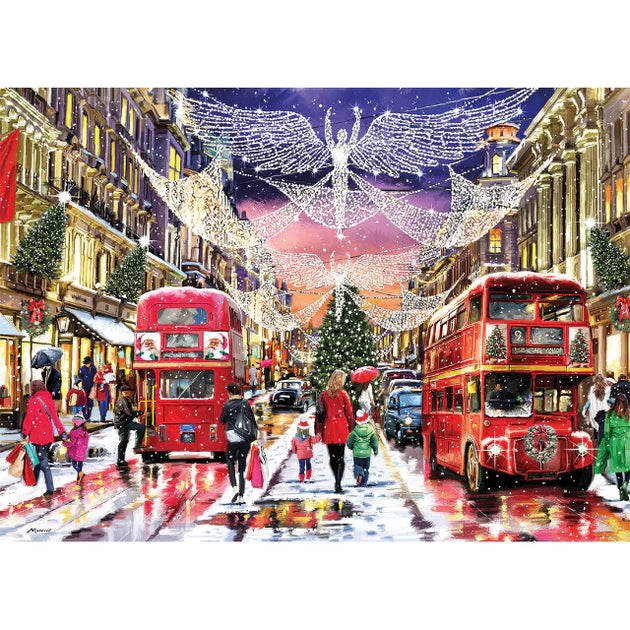 Regent street at Christmas - Puzzel 1000 stukjes - Gibsons G6418