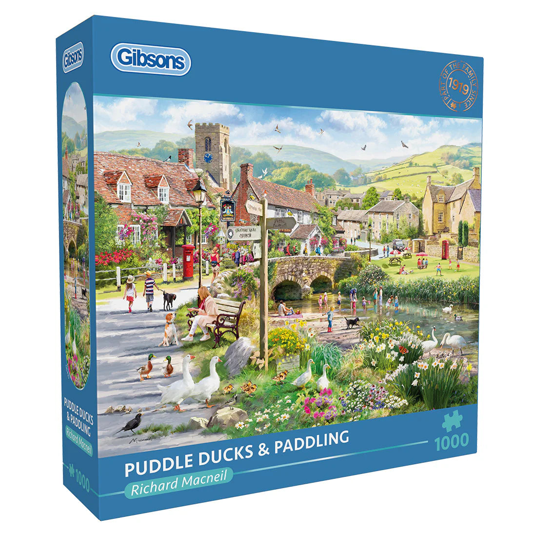 Puddle Ducks and Paddling - Puzzel 1000 stukjes - Gibsons G6433