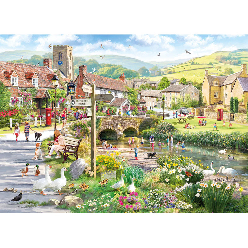 Puddle Ducks and Paddling - Puzzel 1000 stukjes - Gibsons G6433
