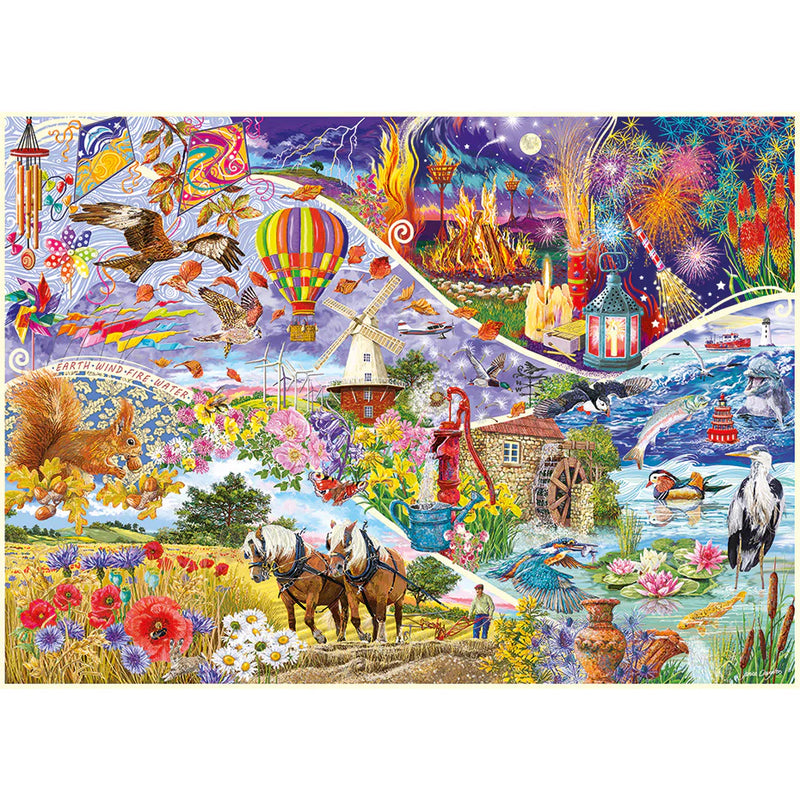 Elemental - Puzzel 1000 stukjes - Gibsons G6436