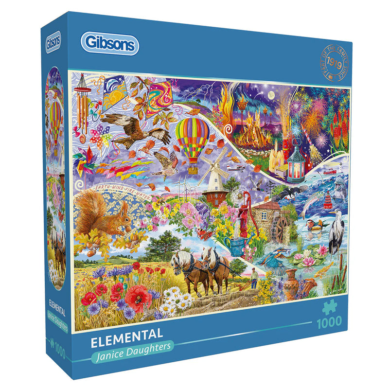 Elemental - Puzzel 1000 stukjes - Gibsons G6436
