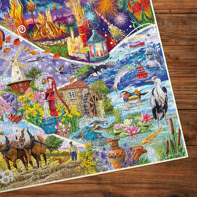 Elemental - Puzzel 1000 stukjes - Gibsons G6436