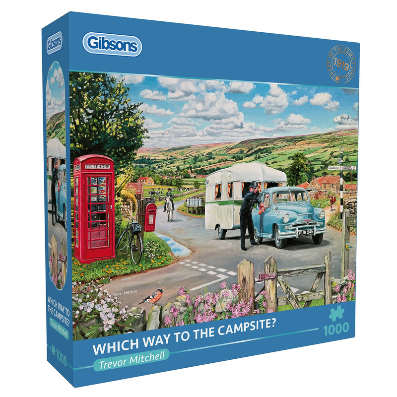 Which way to the Campsite - Puzzel 1000 stukjes - Gibsons G6441