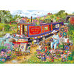 Canal Boat Blooms - Puzzel 1000 stukjes - Gibsons G6456, print