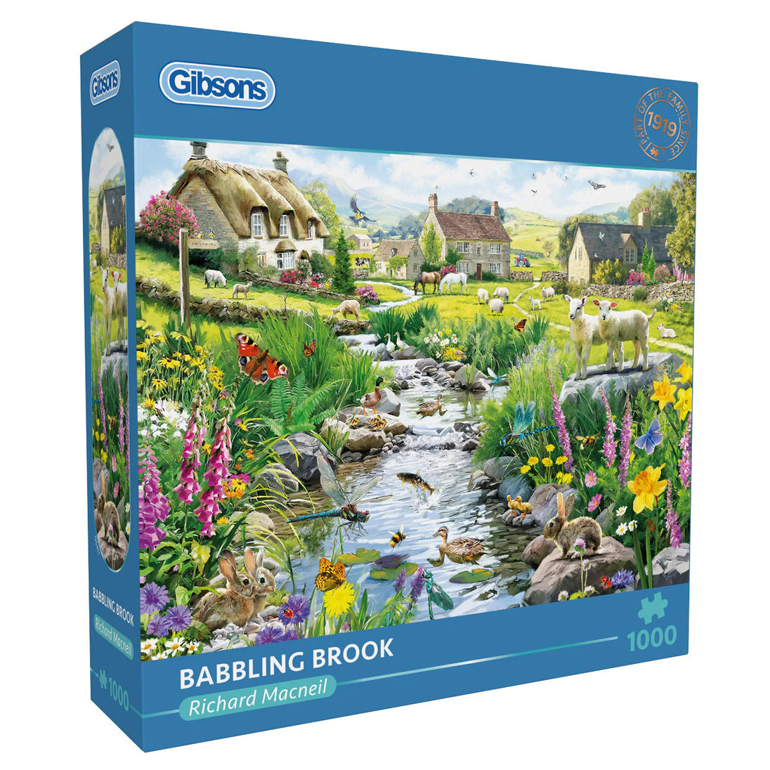 Babbling Brook - Puzzel 1000 stukjes - Gibsons G6457, doos